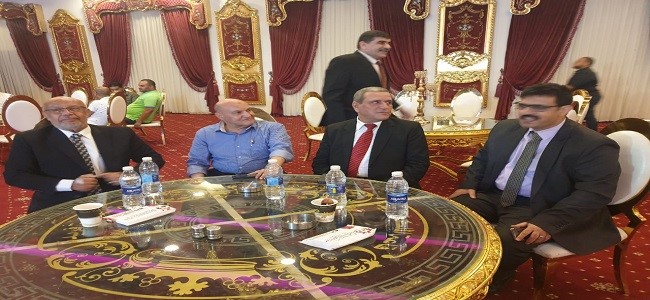 حضور العبد زفاف نجلة رئيس قطاعات الإنتاج