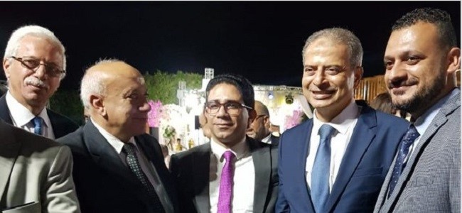 قيادات الكهرباء بحفل زفاف نجلة رئيس مجلس الإدارة
