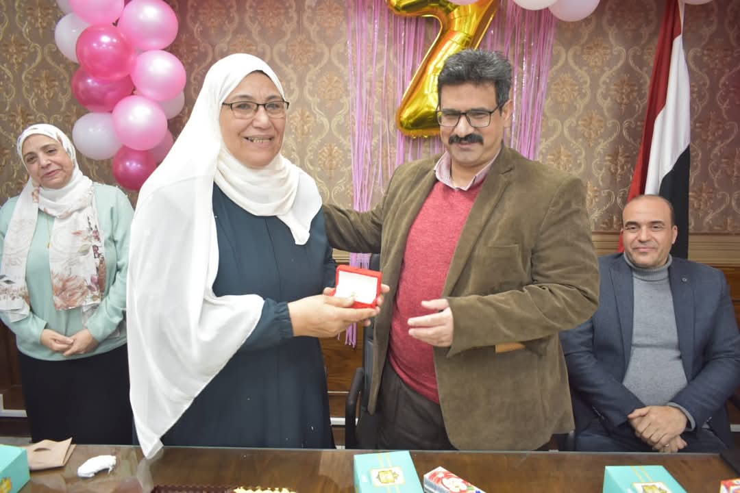 حفل تكريم السيدة الأستاذة / ذكريات إسماعيل خليفة