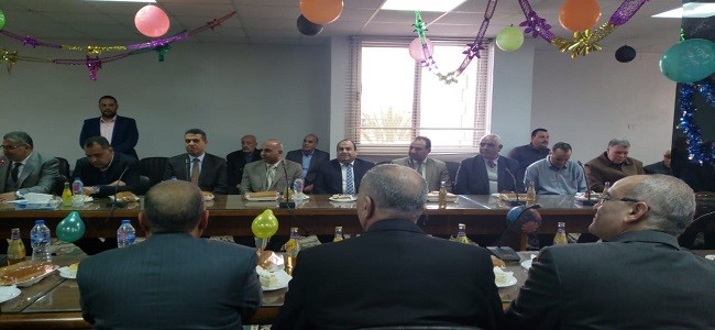 حفل معاش رئيس قطاعات الإنتاج بشركة وسط الدلتا