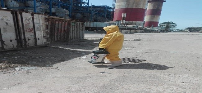 تطهير قطاع أبوقير لمواجهة كورونا